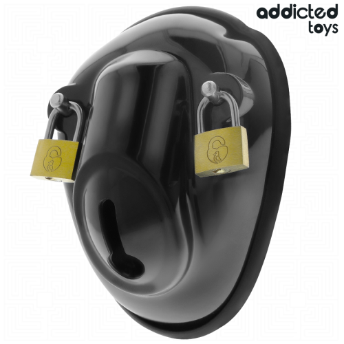 ADDICTED TOYS LOCKED – GAIOLA DE CONTENÇÃO SEM CHAVE PARA PÊNIS 11,5 CM