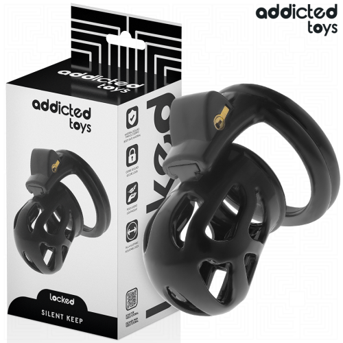 ADDICTED TOYS LOCKED – GAIOLA PARA PÊNIS SILENT KEEP 7,5 CM