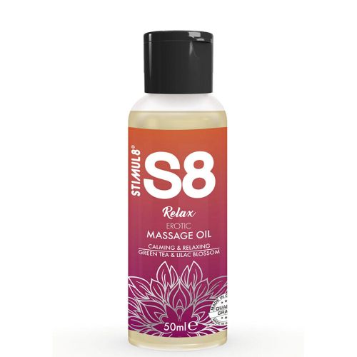 STIMUL8 – S8 RELAX ÓLEO DE MASSAGEM ERÓTICA CHÁ VERDE 50 ML