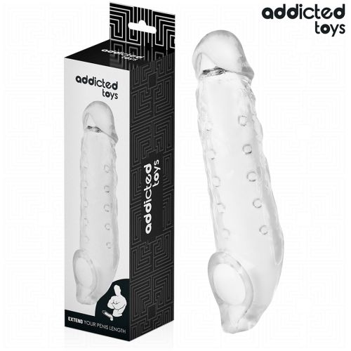 ADDICTED TOYS – BAINHA DE P?NIS TRANSPARENTE TAMANHO M 27 CM