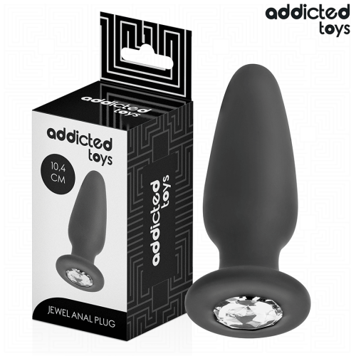 ADDICTED TOYS – PLUG ANAL COM JOIA TAMANHO M 10,4 CM