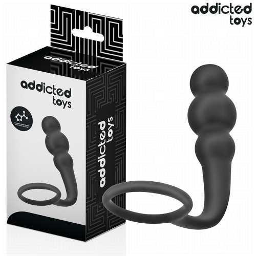 ADDICTED TOYS – PLUG ANAL COM ANEL MODELO 1