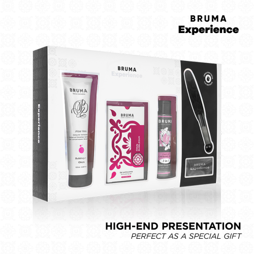 BRUMA XPERIENCE – KIT DE CHICLETE TENTAÇÃO COM POTENCIALIZADOR DE ORGASMO