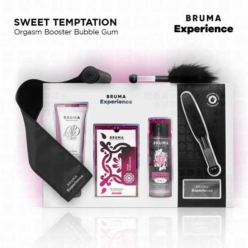 BRUMA XPERIENCE – KIT DE CHICLETE TENTAÇÃO COM POTENCIALIZADOR DE ORGASMO