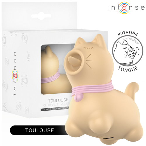 INTENSE – ESTIMULADOR TOULOUSE COM L?NGUA ROTATIVA 360? AMARELO