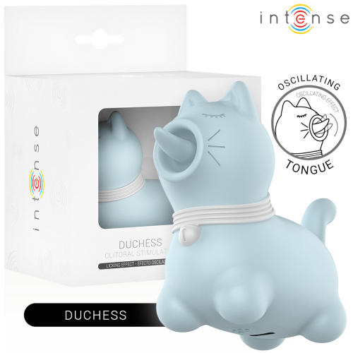 INTENSE – ESTIMULADOR DUCHESS COM L?NGUA GIRAT?RIA 360? AZUL