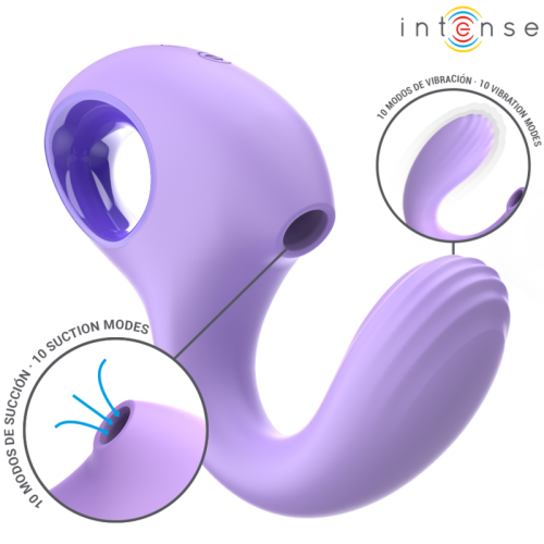 INTENSE – VIBRADOR E ESTIMULADOR BAXTER VIOLET
