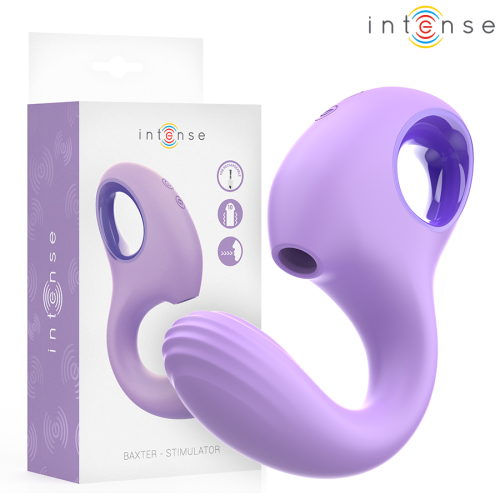 INTENSE – VIBRADOR E ESTIMULADOR BAXTER VIOLET