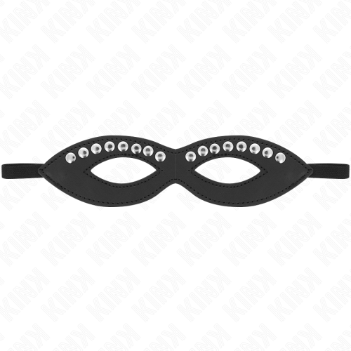 KINK – MÁSCARA DE OLHOS COM MINI REBITES MODELO 1 20,5 x 5,5 CM