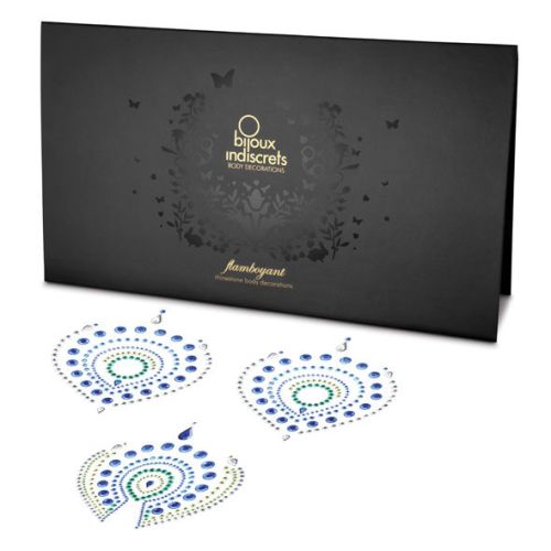 BIJOUX – INDISCRETS FLAMBOYANT AZUL E VERDE