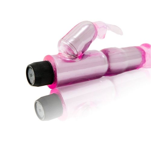 BAILE – VIBRADOR COM ESTIMULADOR ROSA AJUSTVEL