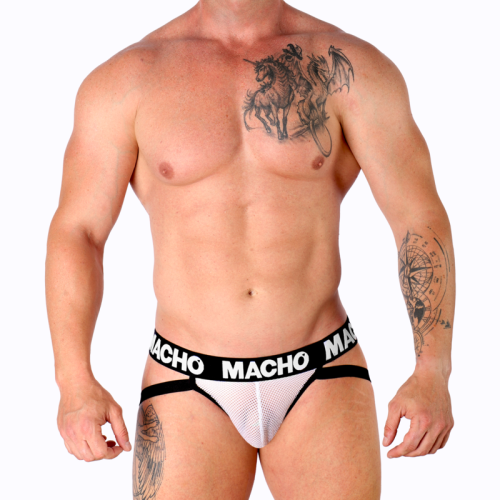 MACHO – MX26X1 JOCK GRID BRANCO M
