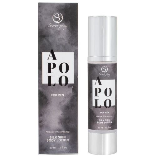 SECRETPLAY – LOÇÃO DE PELE  APOLO SILK PARA HOMENS 50 ML