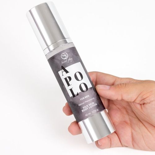 SECRETPLAY – LOÇÃO DE PELE  APOLO SILK PARA HOMENS 50 ML