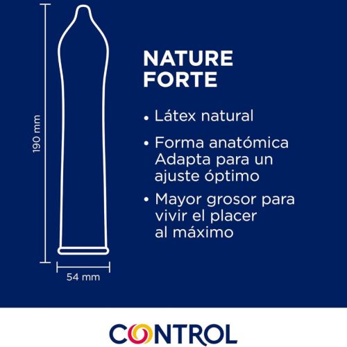 CONTROL – NATURE FORTE PRESERVATIVOS 144 UNIDADES